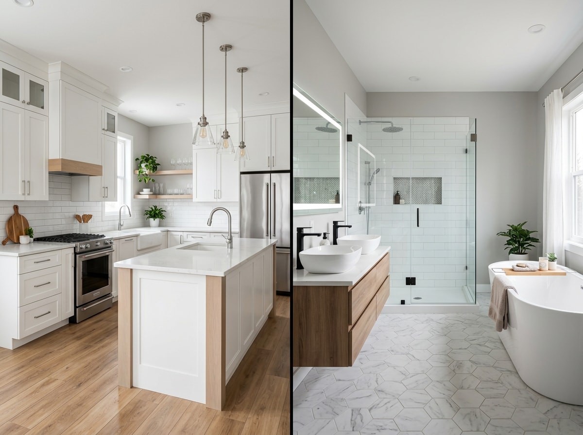 2026 general remodeling cost ranges by project type, including kitchen, bathroom, and whole-home renovations
